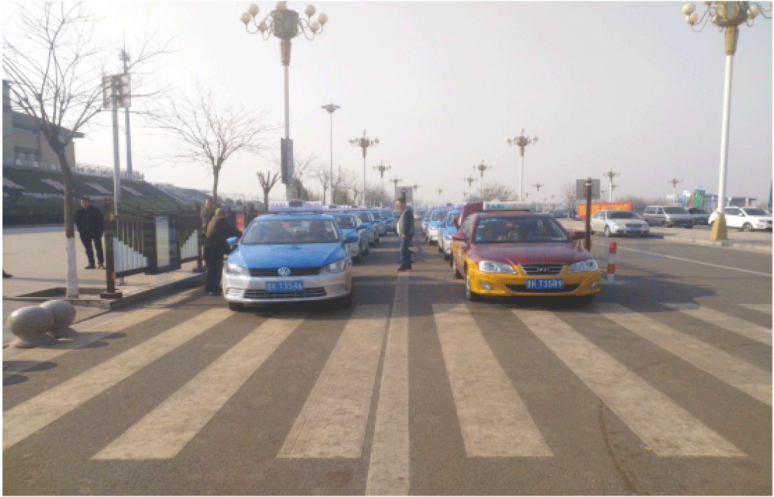 圖5 出租車候客區(qū)