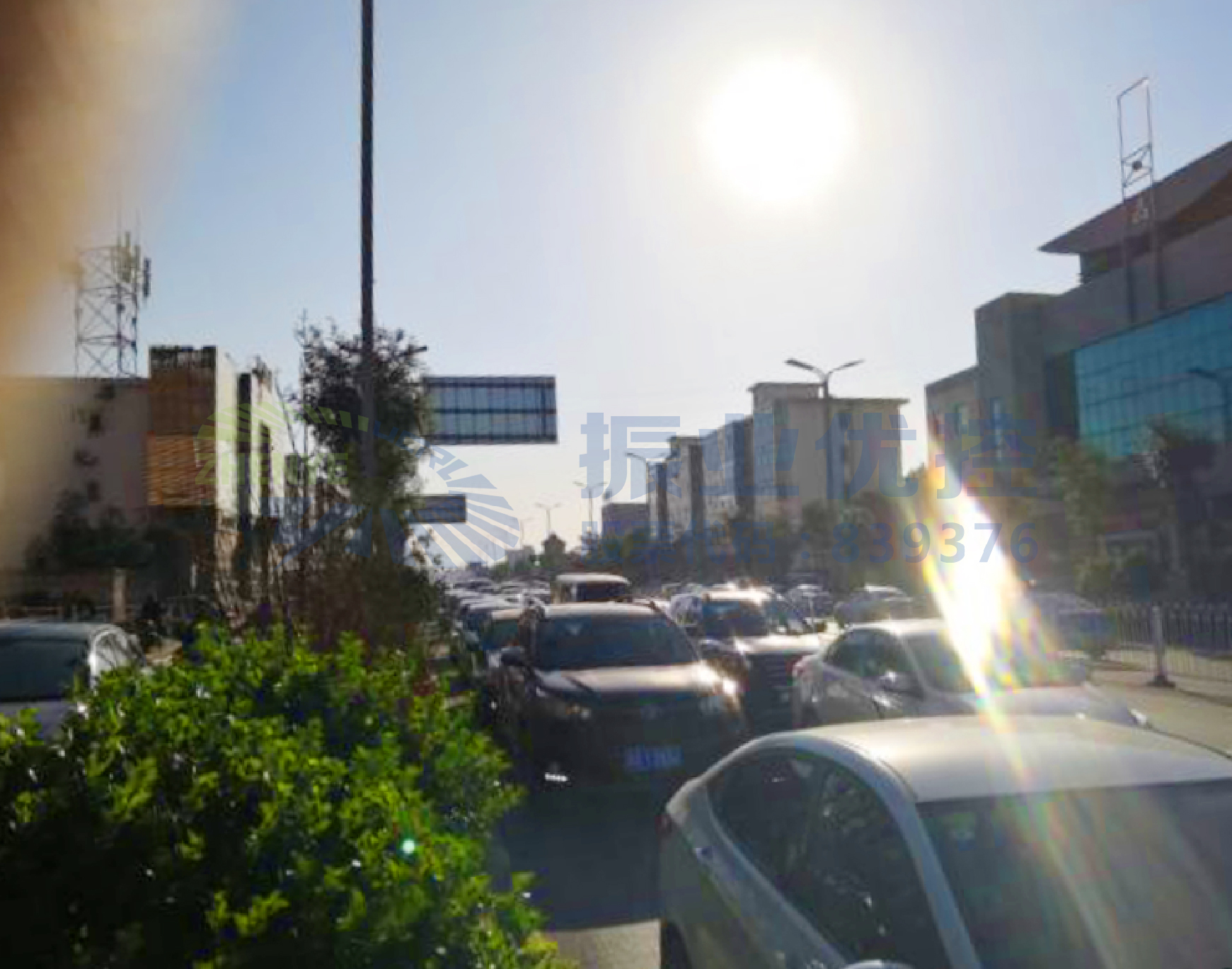 圖4 車輛排隊(duì)現(xiàn)象