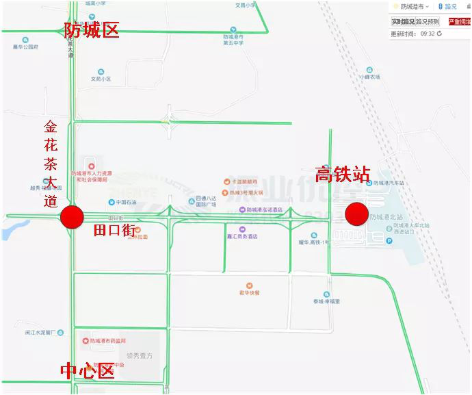 圖1 路口地理位置圖