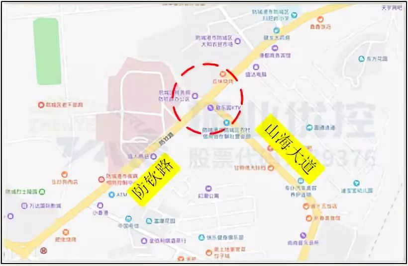 圖1 路口地理位置圖