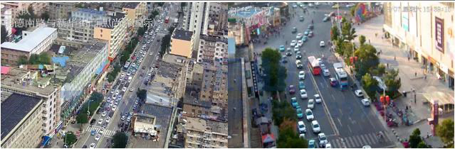 圖4 新華街-明德路路口優(yōu)化前排隊(duì)?