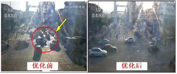 圖11 建設(shè)橋優(yōu)化前后對比圖