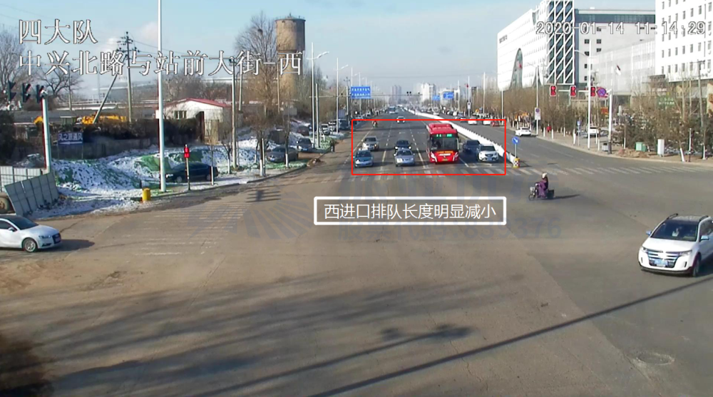 圖10 西進(jìn)口排隊(duì)長(zhǎng)度（優(yōu)化后）