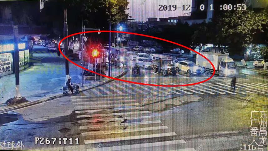 圖6 晚高峰南進口排隊嚴重(優(yōu)化前)