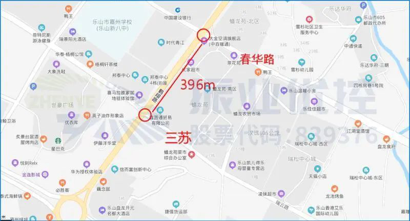 圖1 短距離路口分布圖