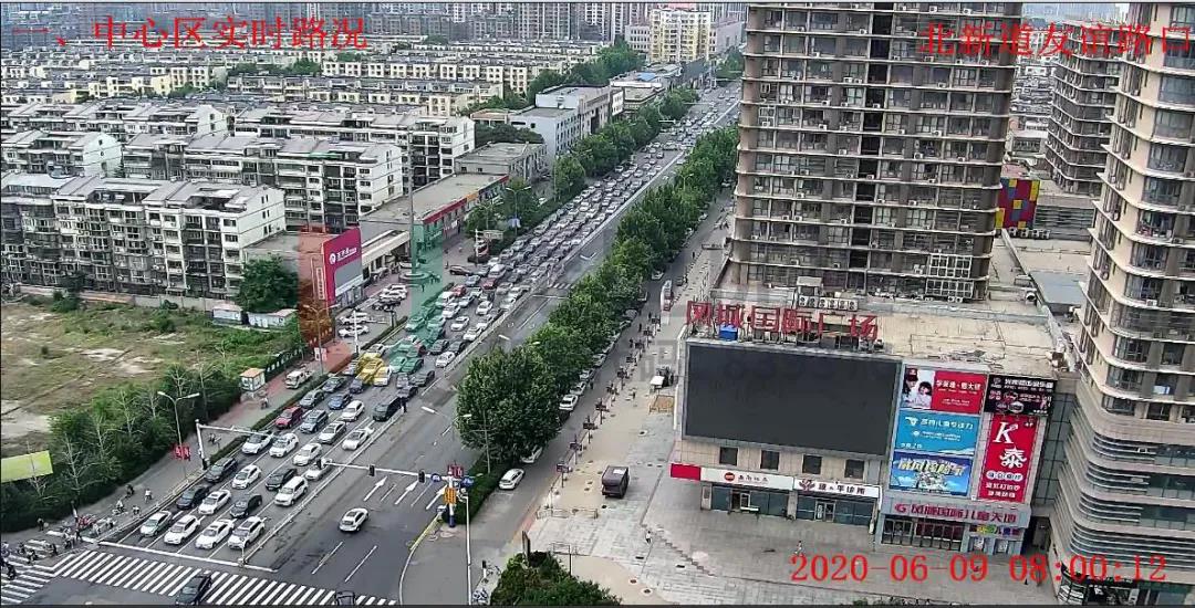 圖3 高峰時期北進口流量情況