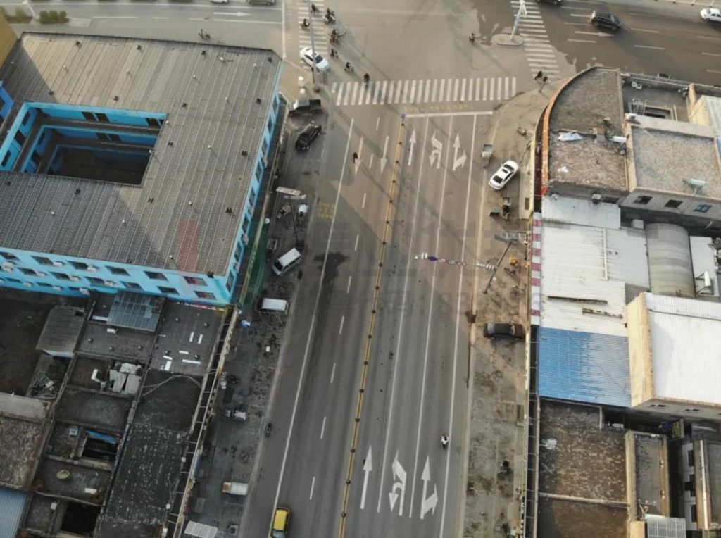 圖7 更改路口標(biāo)線