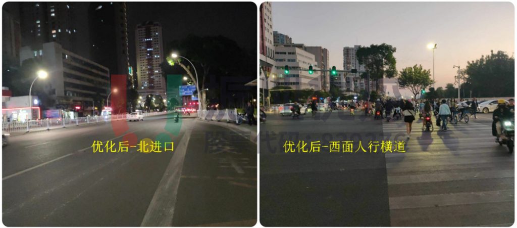 圖13 路口晚高峰運行情況（優(yōu)化后）