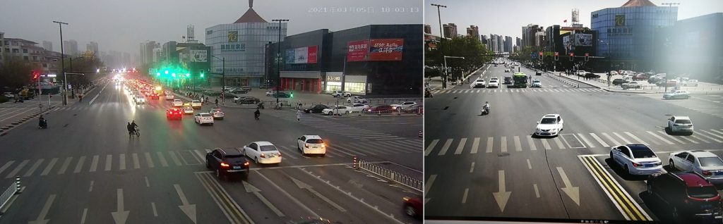 圖12 泉南大街守敬路優(yōu)化前后對(duì)比