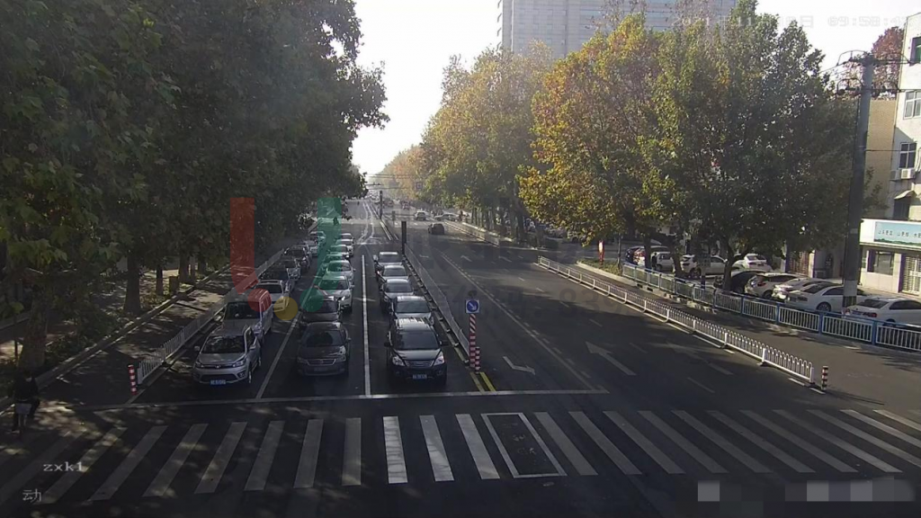 圖15 新八一路口運(yùn)行情況（優(yōu)化后）