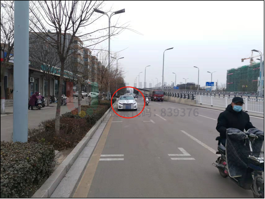 圖10 藝苑街、雙林大道機動車規(guī)范停入臨時停車位