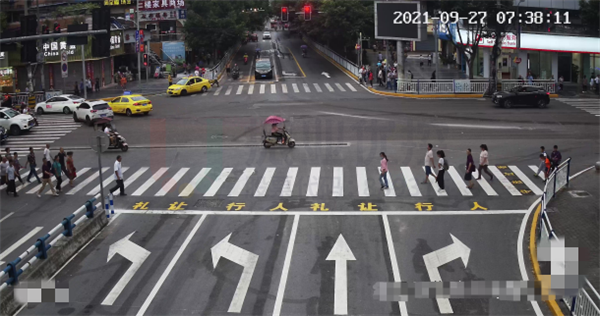 圖10-4 歇馬正街路口標(biāo)線(xiàn)優(yōu)化后效果圖-歇馬支路(西進(jìn)口)