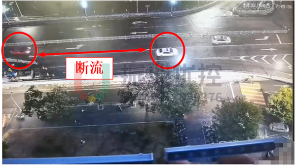 圖3-2 金砂-汕樟路口北進口斷流