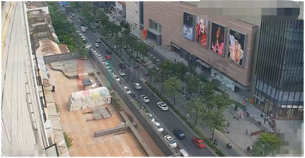 圖8 長平-金環(huán)路口北進口存在回溢