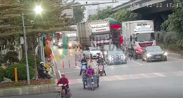 圖3 車輛排隊(duì)長度(優(yōu)化前)