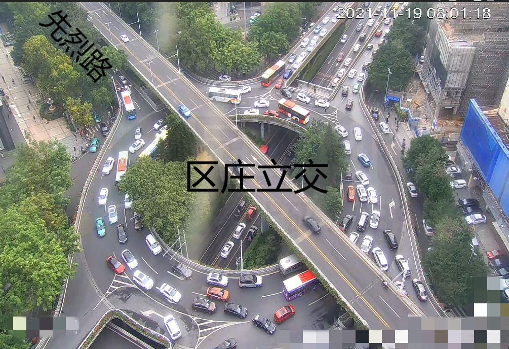 圖4 區(qū)莊立交運行情況